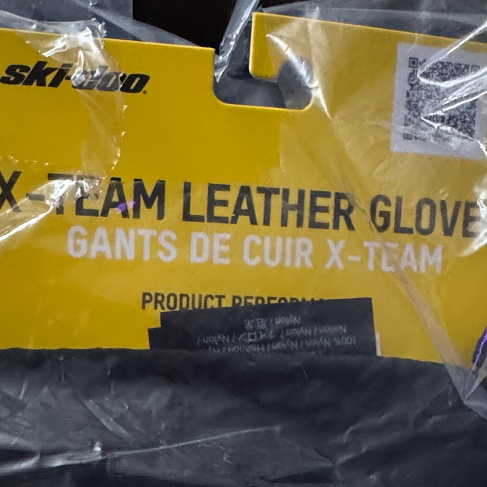 Ski-Doo X-Team Black/kahki Leather Gloves